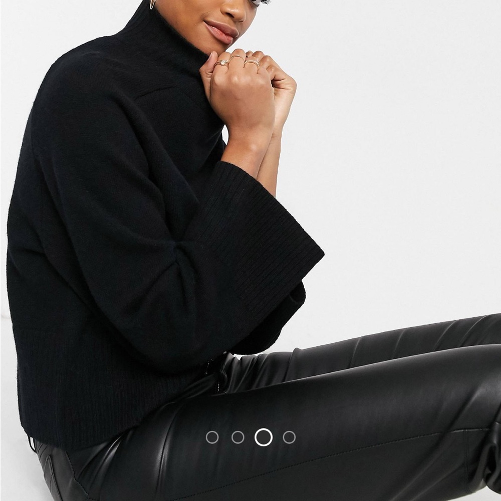 Weekday saga cropped turtle neck sweater - Picture 8 of 9